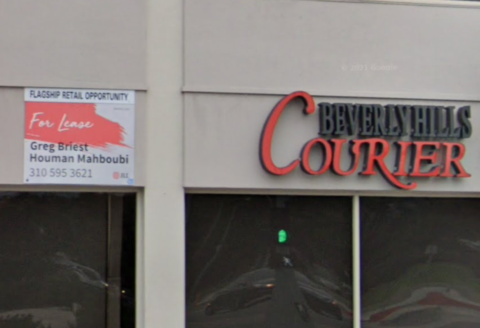 A Beverly Hills retail space being leased by Houman Mahboubi and Greg Briest, who have joined CBRE.