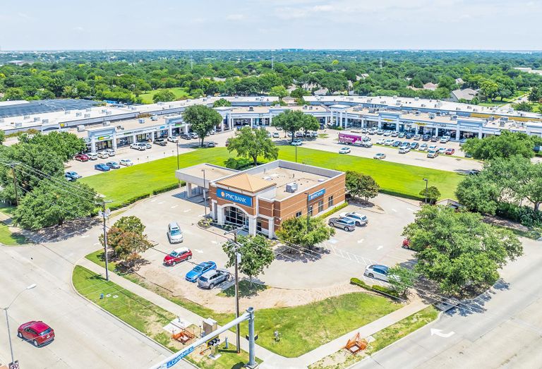 Retail strip center.