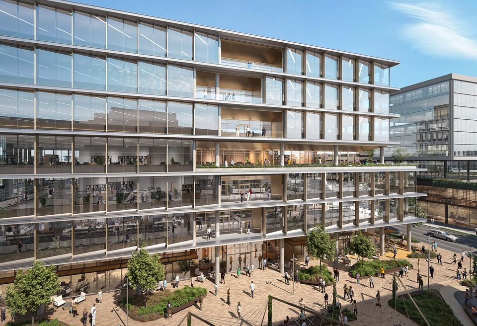 A rendering of The Arc at the Ion District.