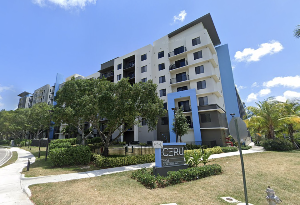 The Ceru apartment building in Boca Raton