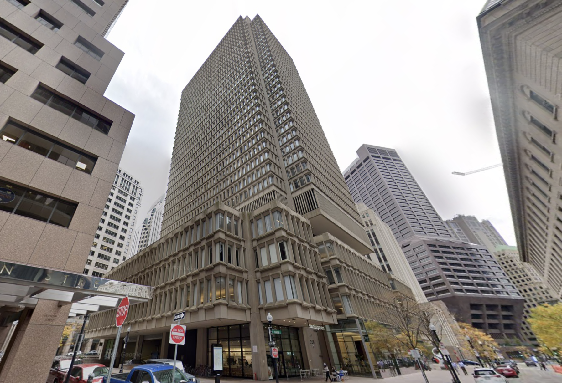 The 225 Franklin St. tower, where Newmark's Boston office is located. 
