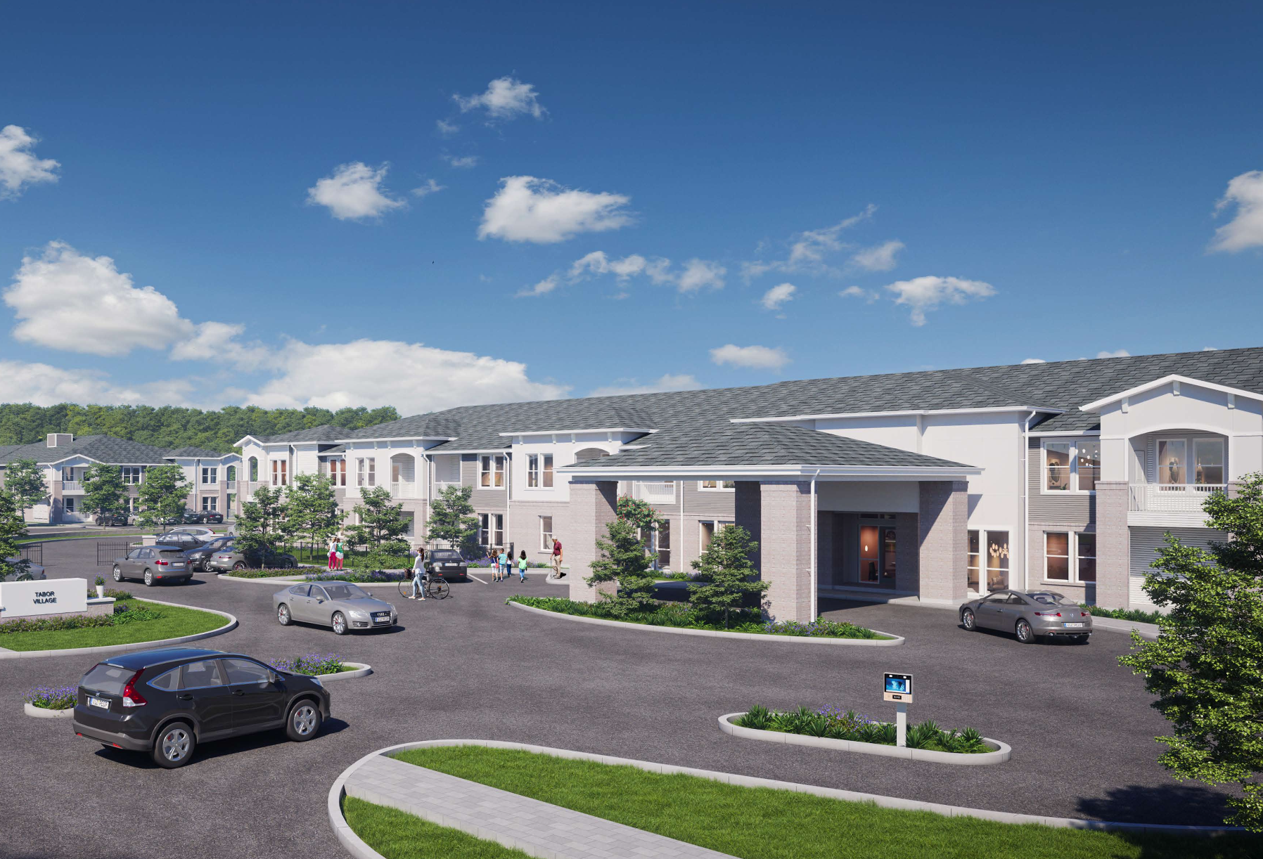 Rendering of Tabor Village.