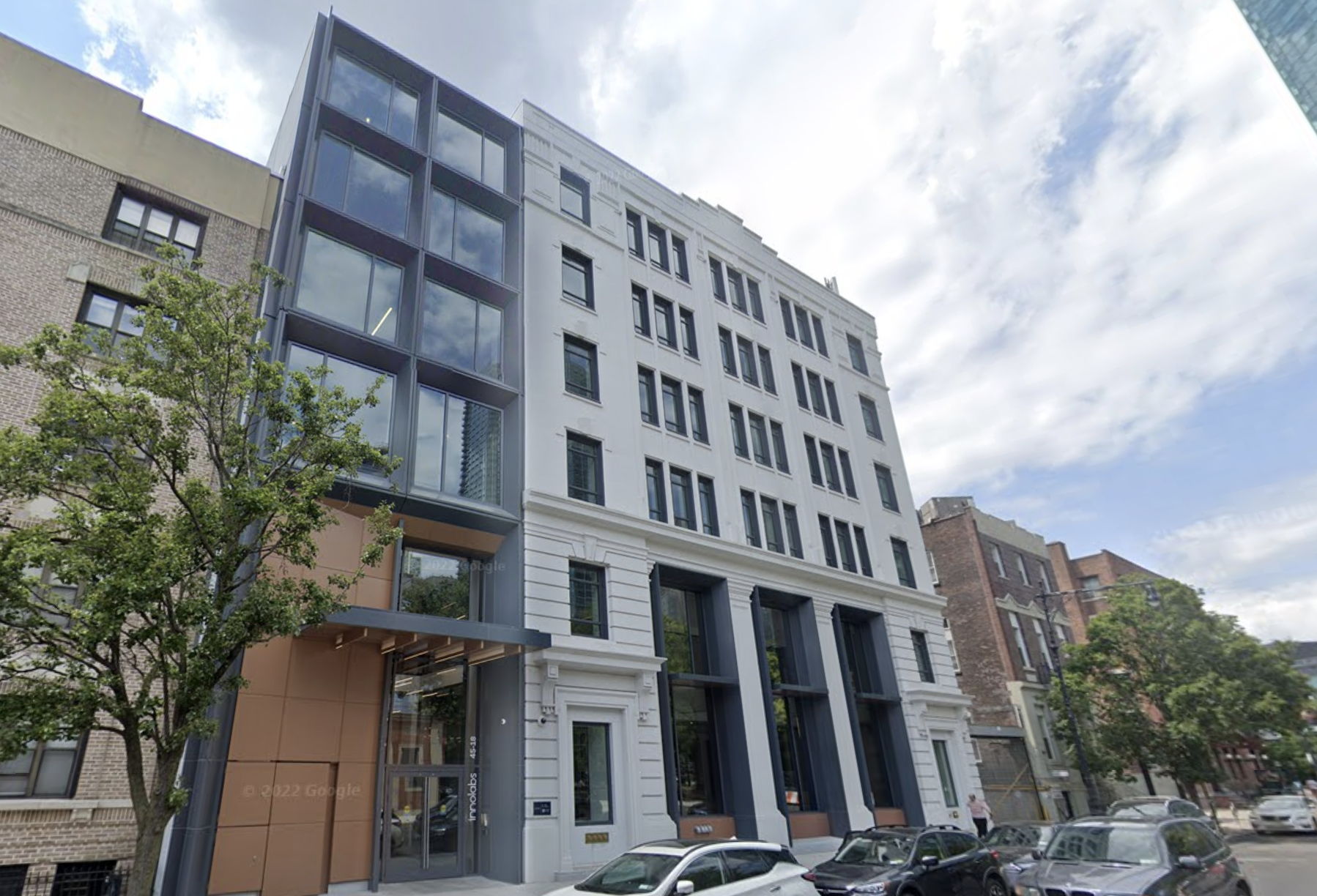 Innolabs in Long Island City, a life sciences building developed by King Street Properties and GFP Real Estate.