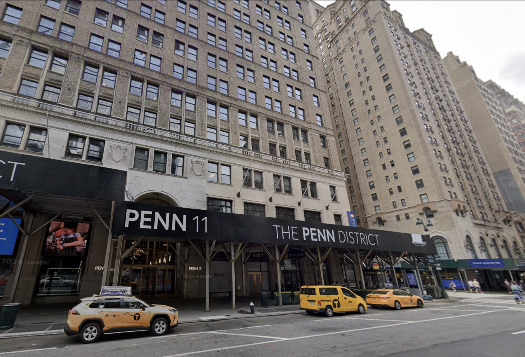 Vornado's Penn 11, where tech giant Apple expanded by 61K SF this week to occupy a total of 460K SF in the building.