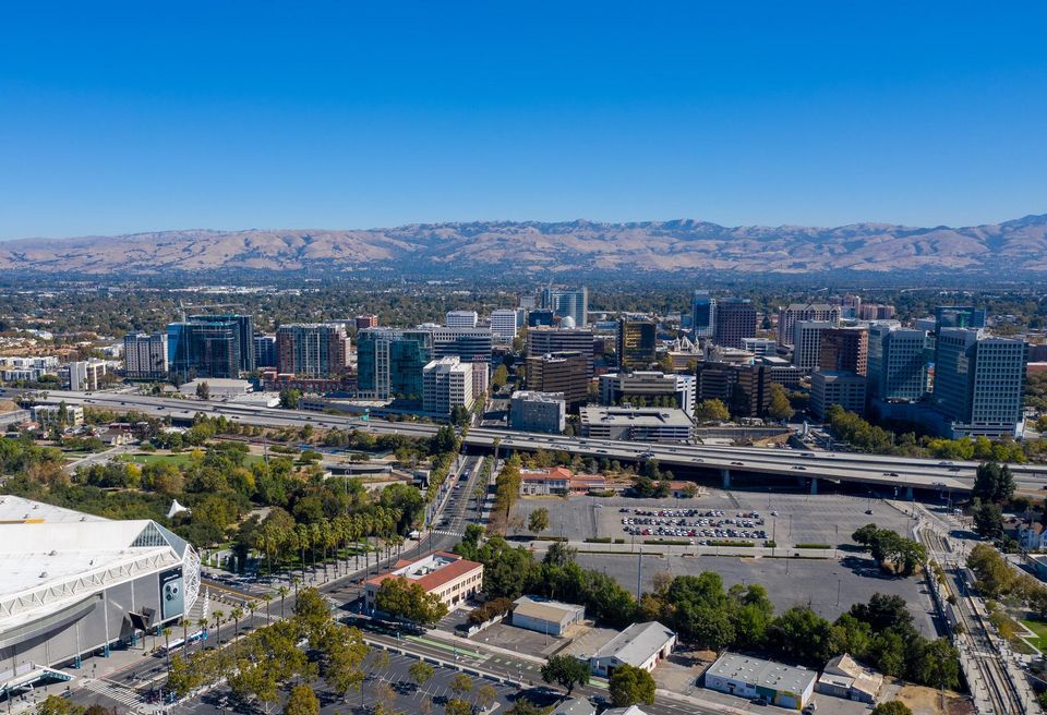 Droneshot San Jose Skyline photo