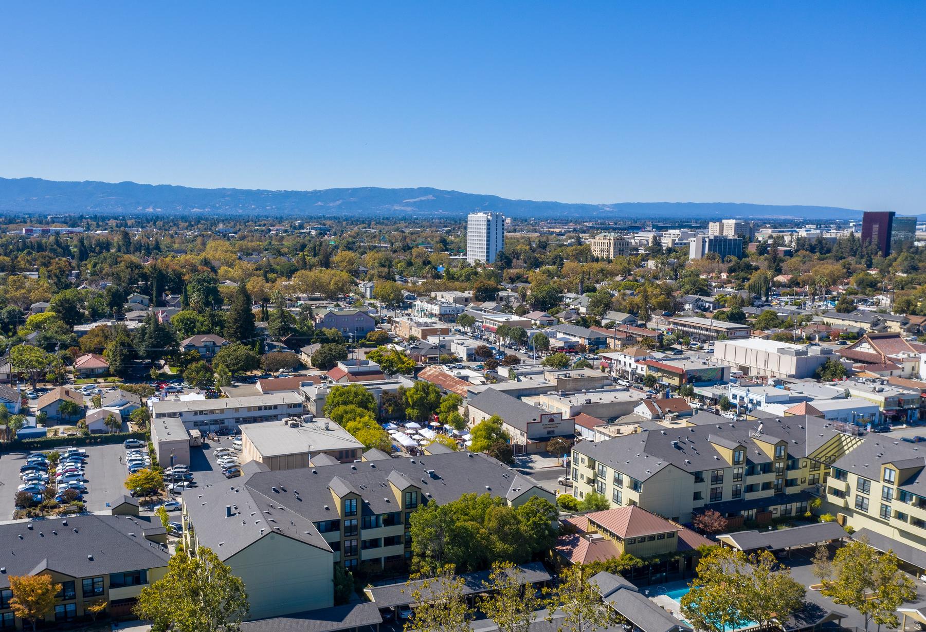 Silicon Valley and downtown San Jose
