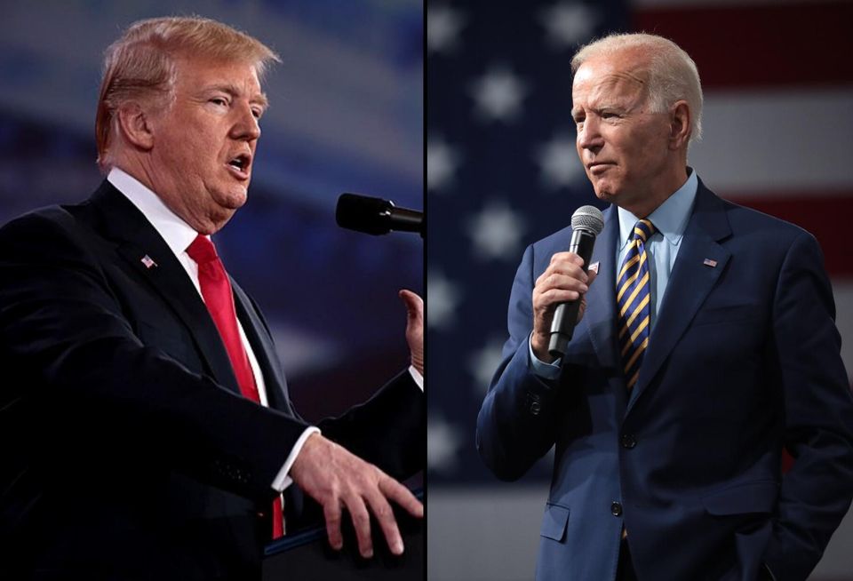 President Donald Trump and former Vice President Joe Biden.