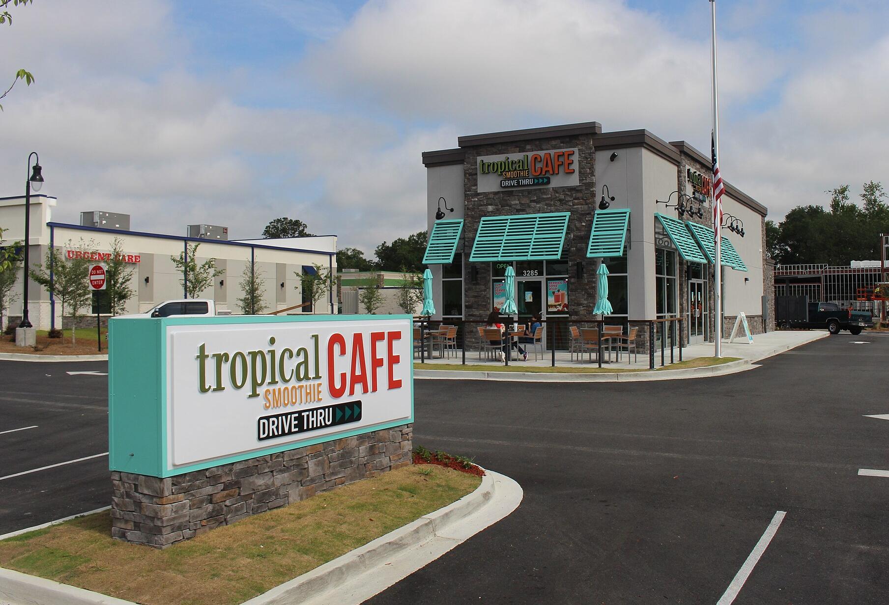 A Tropical Smoothie Cafe in Valdosta, Georgia.