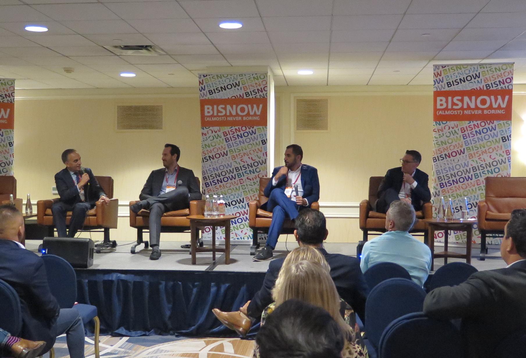 CBRE Senior Vice President Christian Charre, Driftwood Acquisitions & Development Chief Operating Officer Carlos Rodriguez, Heafey Group Vice President Carmine Zayoun and developer Robert Finvarb