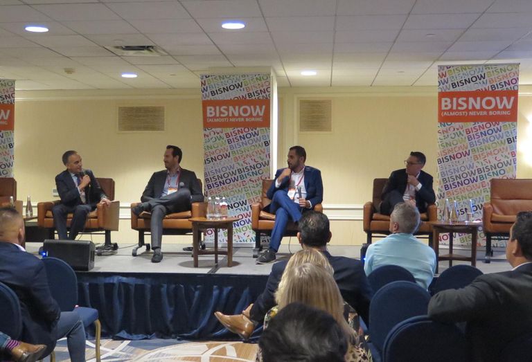 CBRE Senior Vice President Christian Charre, Driftwood Acquisitions & Development Chief Operating Officer Carlos Rodriguez, Heafey Group Vice President Carmine Zayoun and developer Robert Finvarb