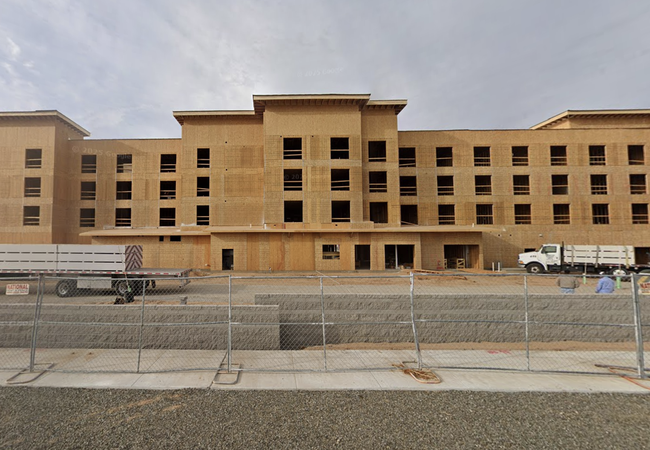 A dual-branded Marriott hotel complex in the Phoenix area, completed in 2025.
