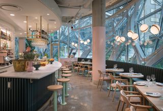 Italian Restaurant In Amazon's Spheres Nominated For James Beard Design Award