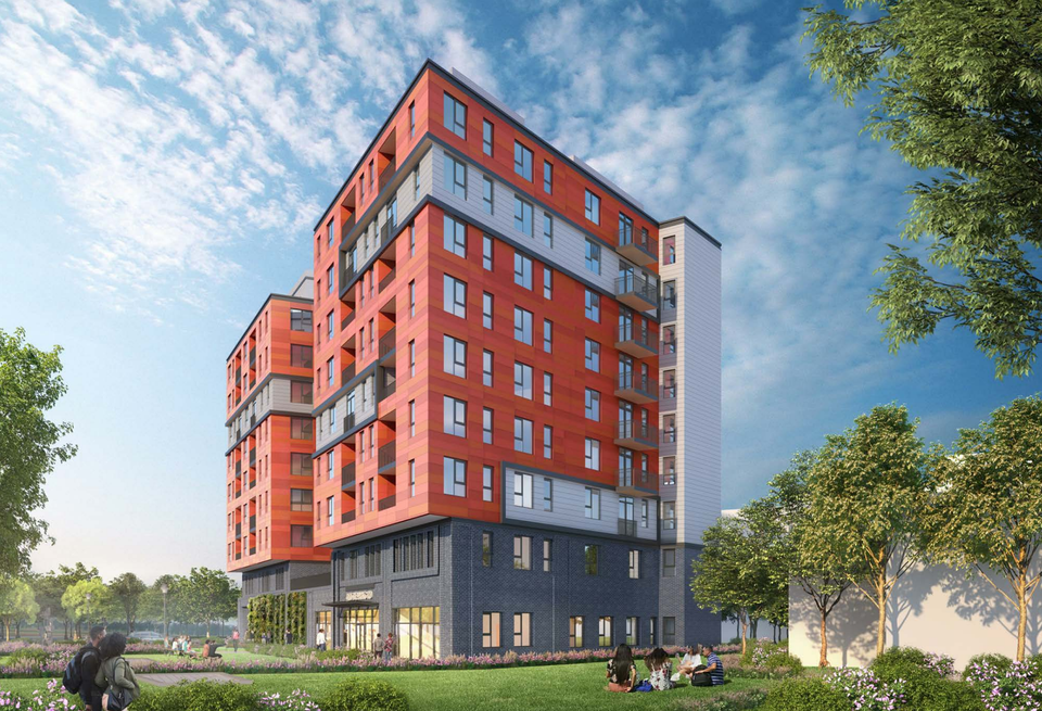 Proposed multifamily development at 4401-4435 Benning Rd. NE