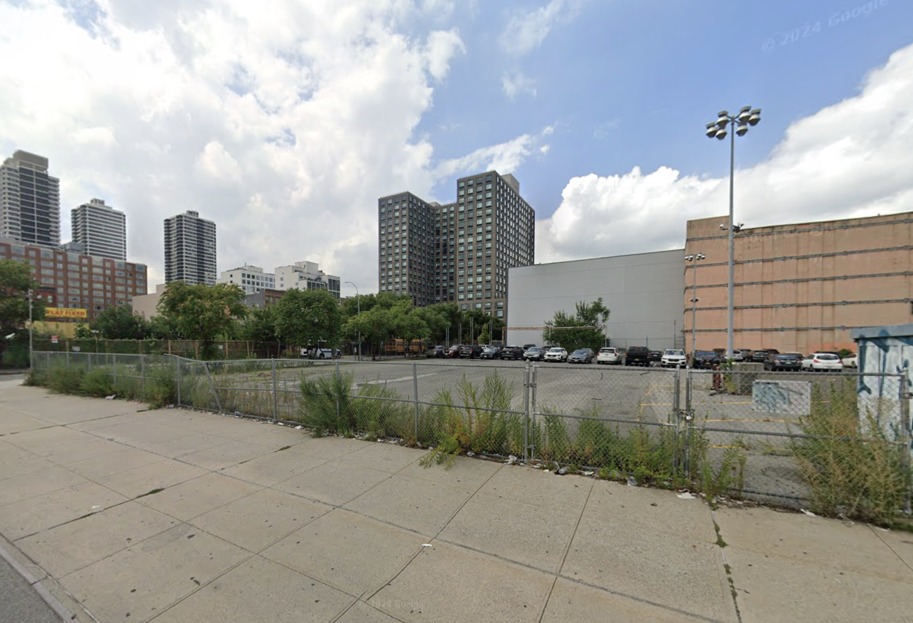 The city-owned site at 2453 2nd Ave., which is currently home to a parking lot.