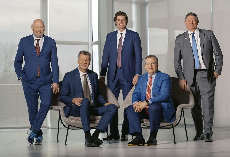QII's leadership team (left to right): Mark Westhoff, Rich Voorberg, Alex Rose, Chad Williams and Jeremy Bardin.