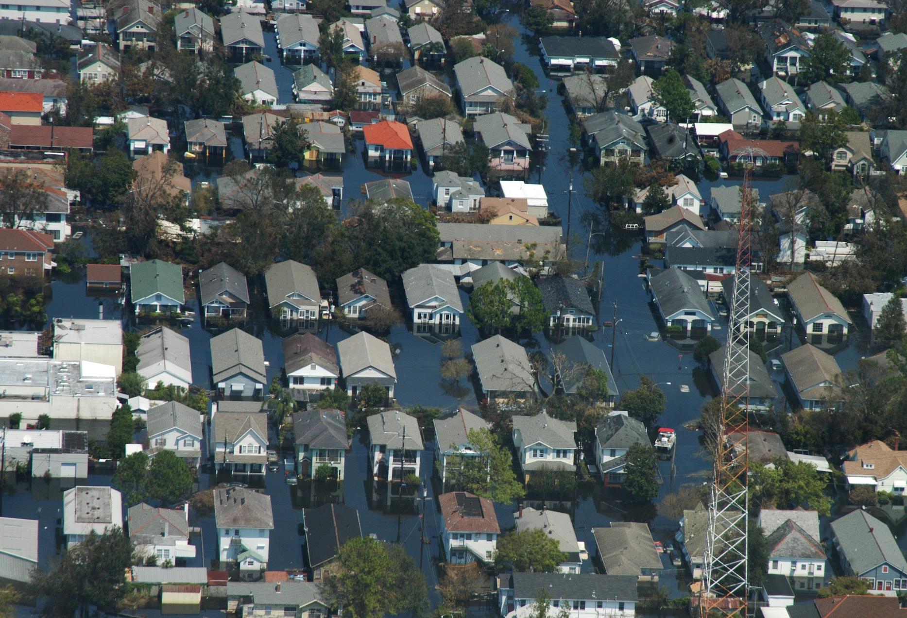 New Orleans Underwater After Katrina