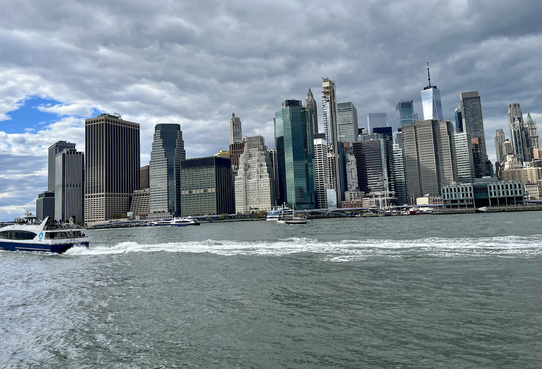 Lower Manhattan as seen from across the East River in Brooklyn