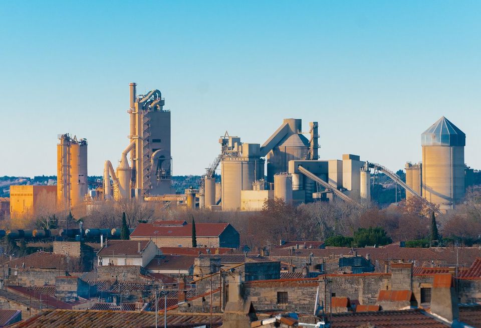 Cement factory plant