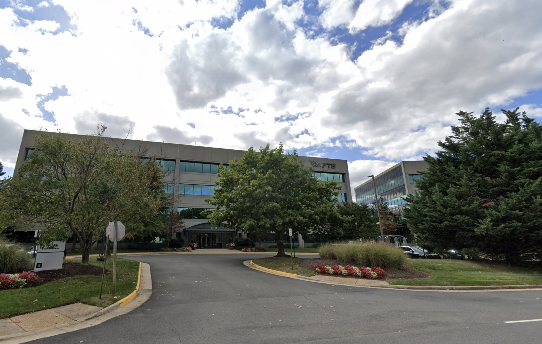 The office buildings at 14151 and 14155 Newbrook Drive, part of the five-building portfolio.
