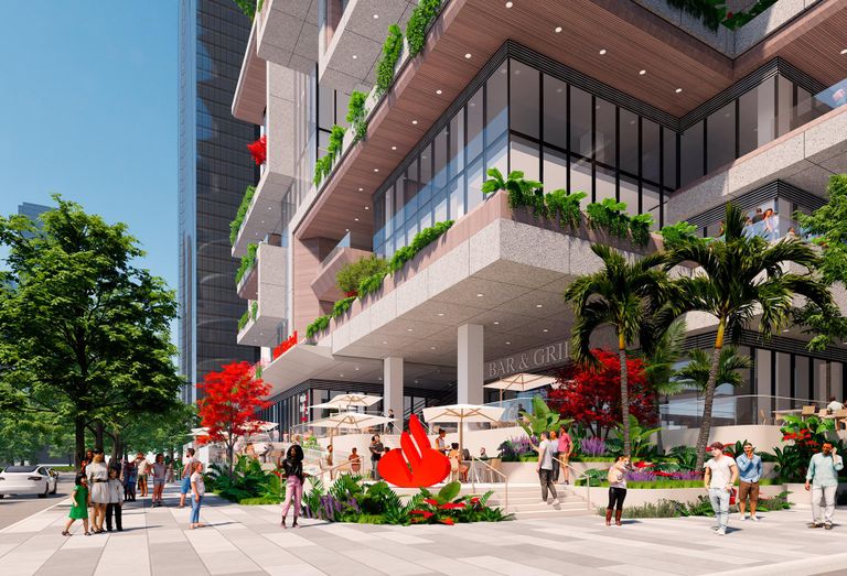 Santander Bank 1401 Brickell Ave Miami ground floor