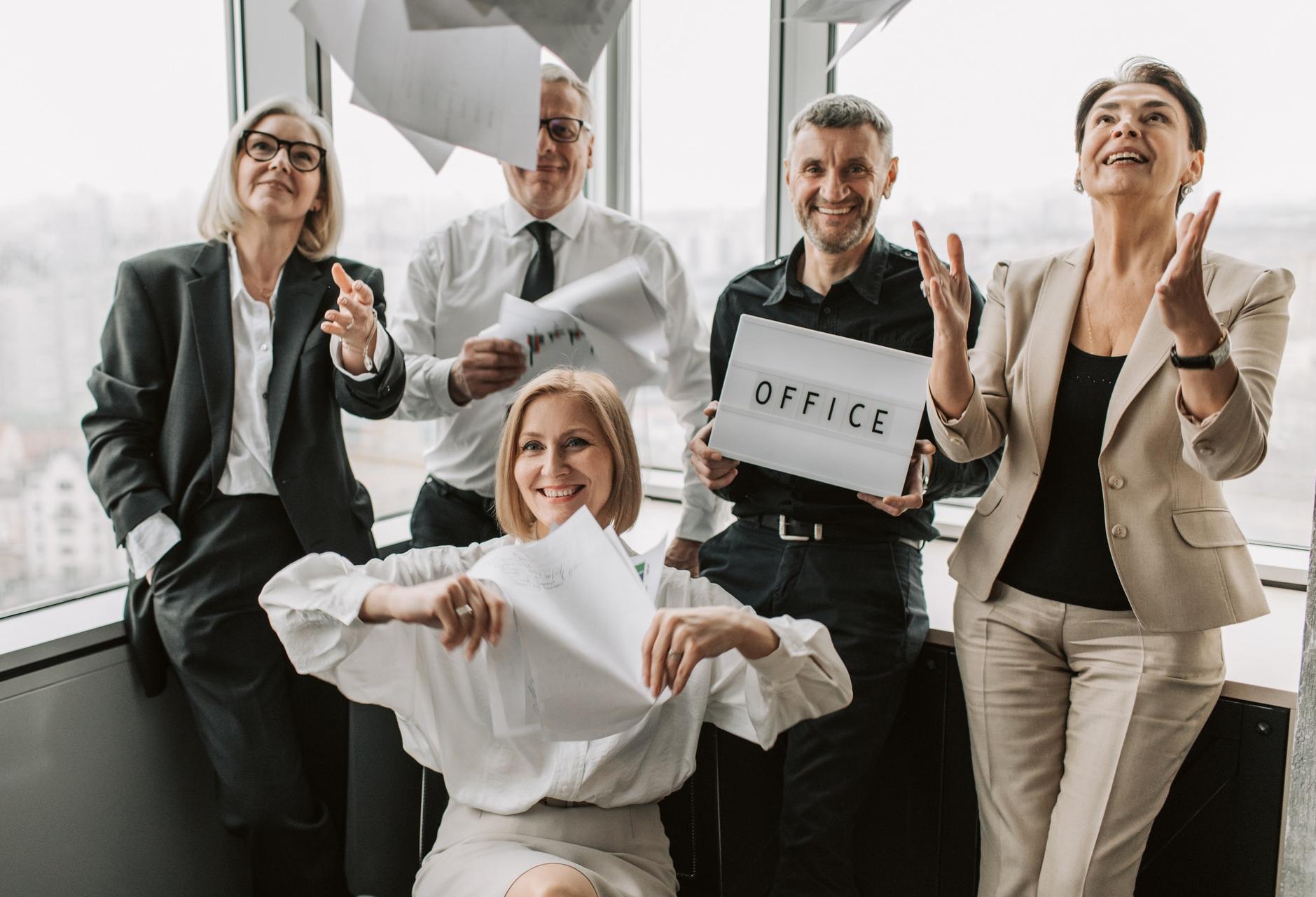 Older office workers