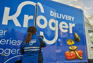 Kroger Delivery Truck Grocery Delivery
