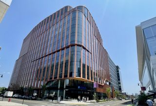 The Forum lab building at 60 Guest St. in Allston's Boston Landing campus. 