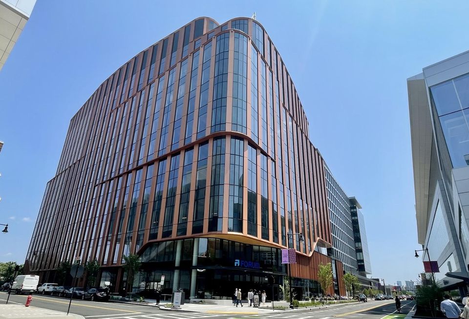 The Forum lab building at 60 Guest St. in Allston's Boston Landing campus.