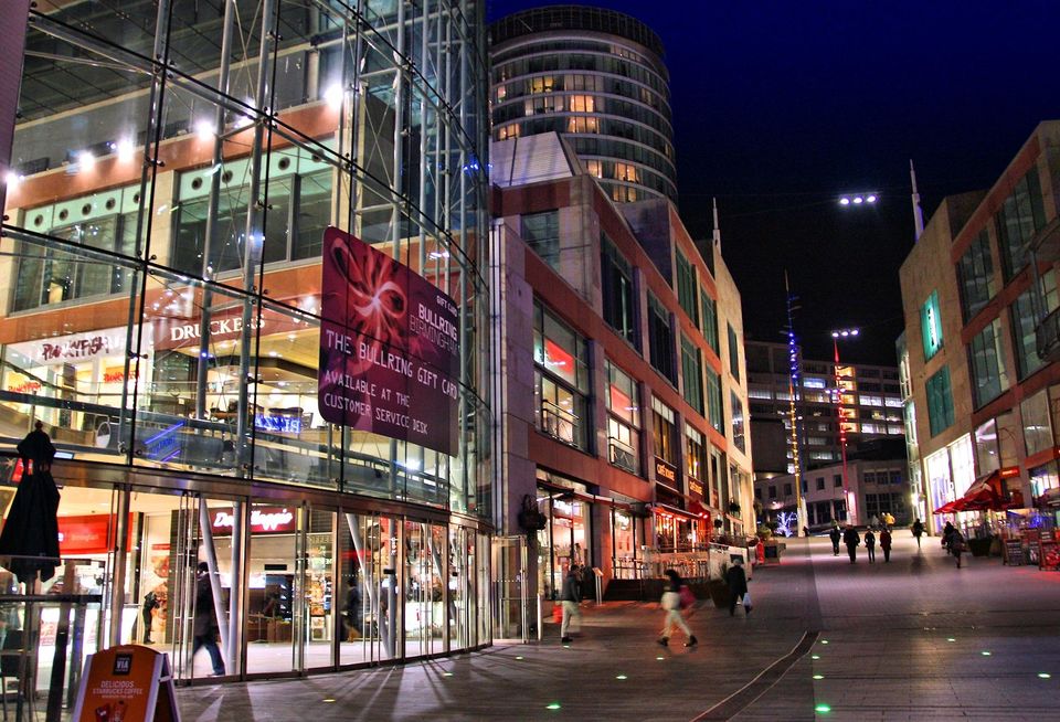 UK shopping centre Birmingham