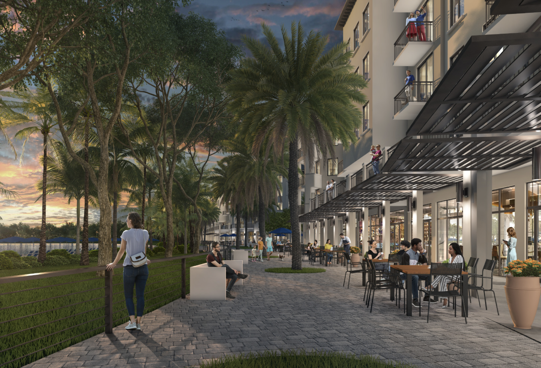 City Park at West Kendall Renderings Easton Group, Lennar, MPKA