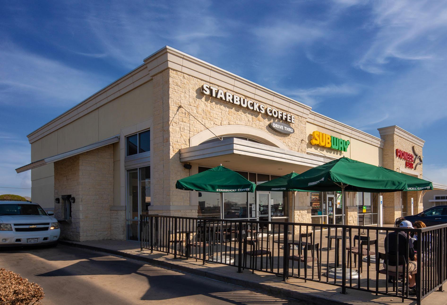 Starbucks drive thru