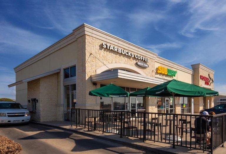Starbucks drive thru