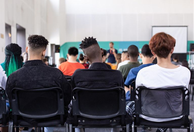 students in a classroom