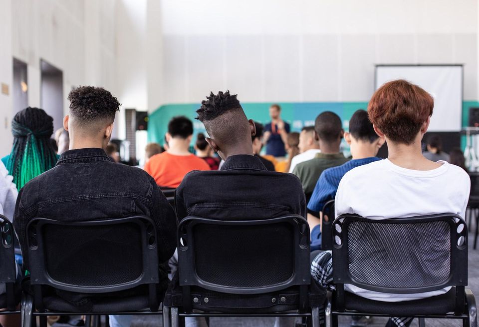 students in a classroom