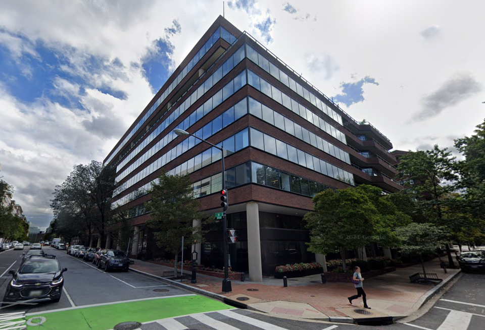 Office building at 2550 M St. NW