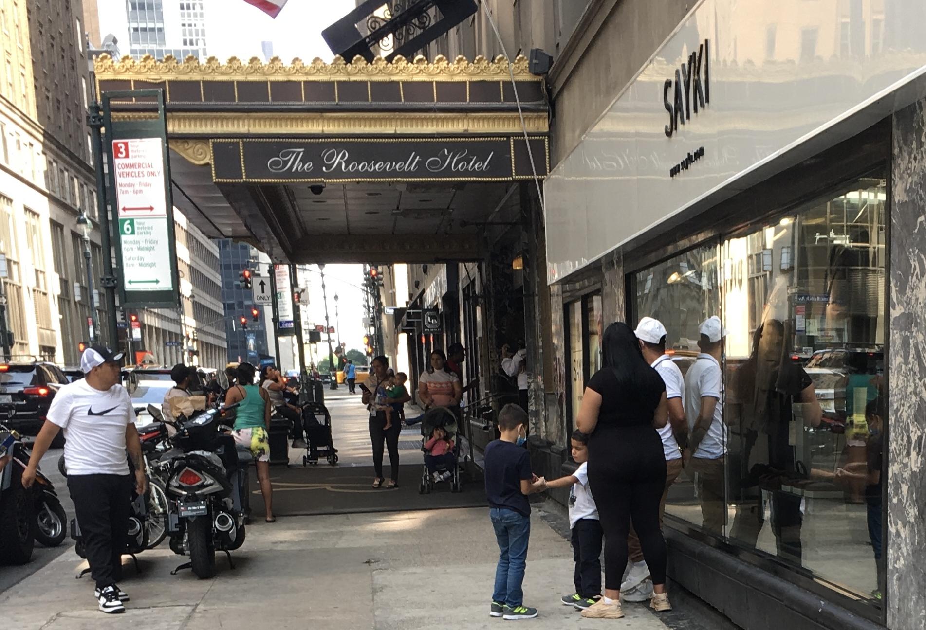 The 1,000-room Roosevelt Hotel has served as the main intake for migrants seeking shelter in New York City since 2023.