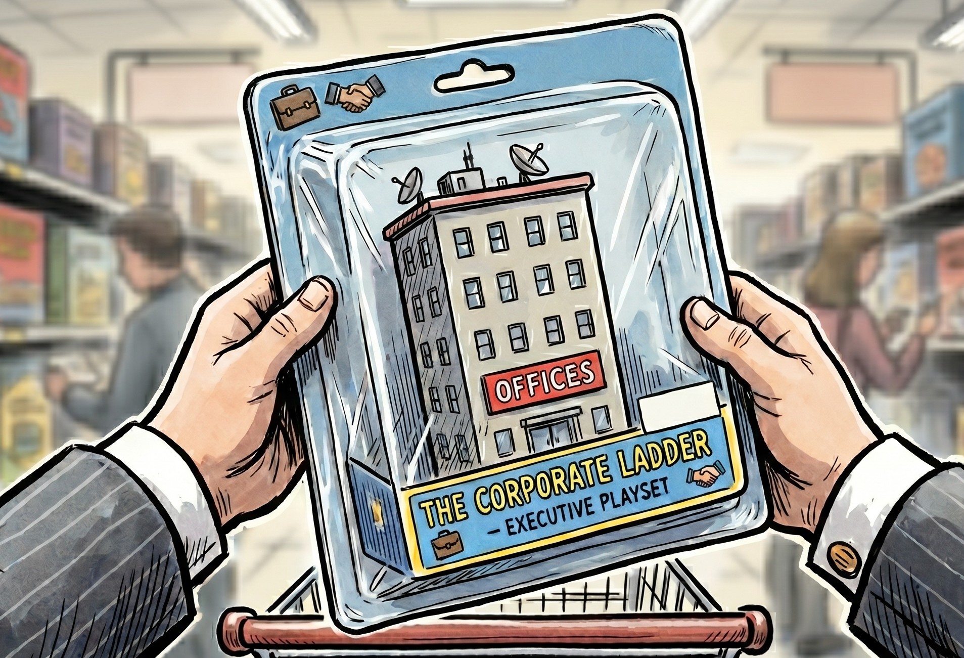 Office building toy for sale