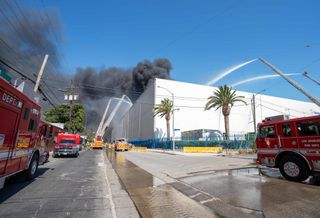 Boyle Heights Cold Storage Fire Prompts Emergency Declarations