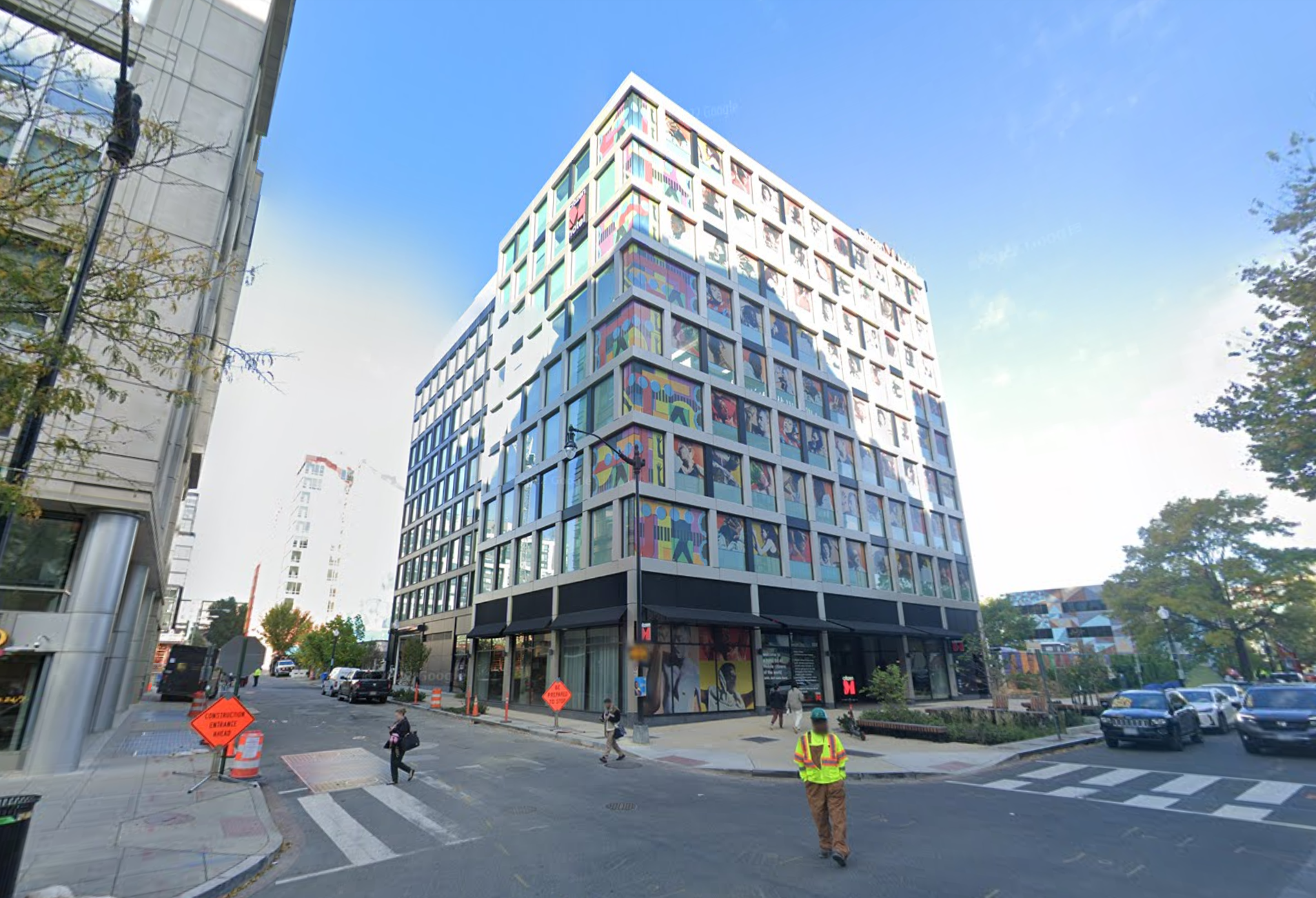 Street view image of the citizenM hotel at 1222 First St. NE in October, 2022