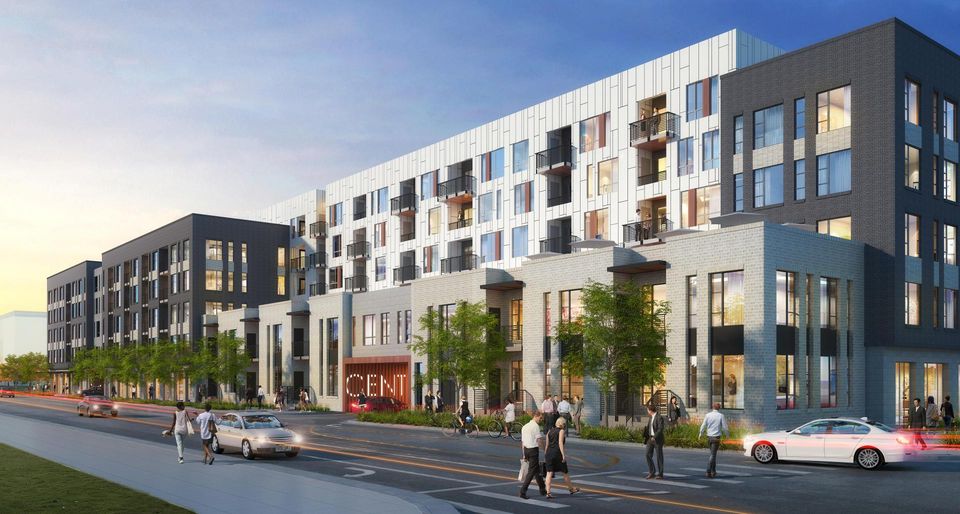 rendering of the 301 unit central park station