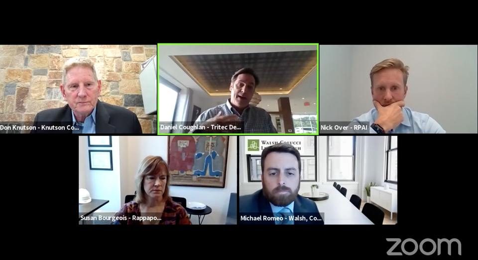 The panel from the Future of Loudoun County digital summit Sept. 29, 2021: 