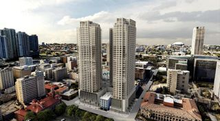 Rendering of Namdar Towers Downtown Miami. 