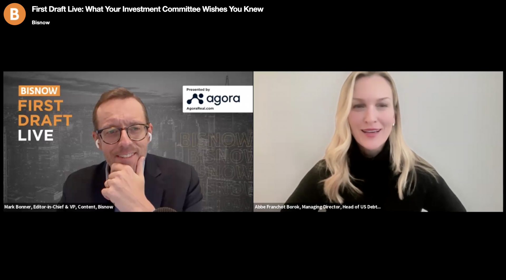 FIRST DRAFT LIVE: The Political Noise Is Loud. Here's Why 2026 Isn't A Panic Year For CRE — It's An IC Year