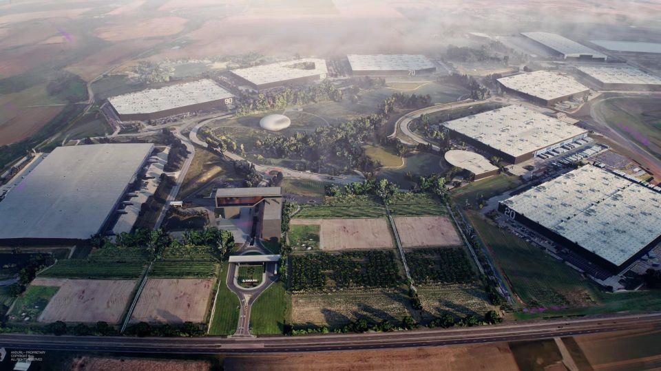 Anduril Arsenal-1 hyperscale manufacturing facility in Colombus, Ohio