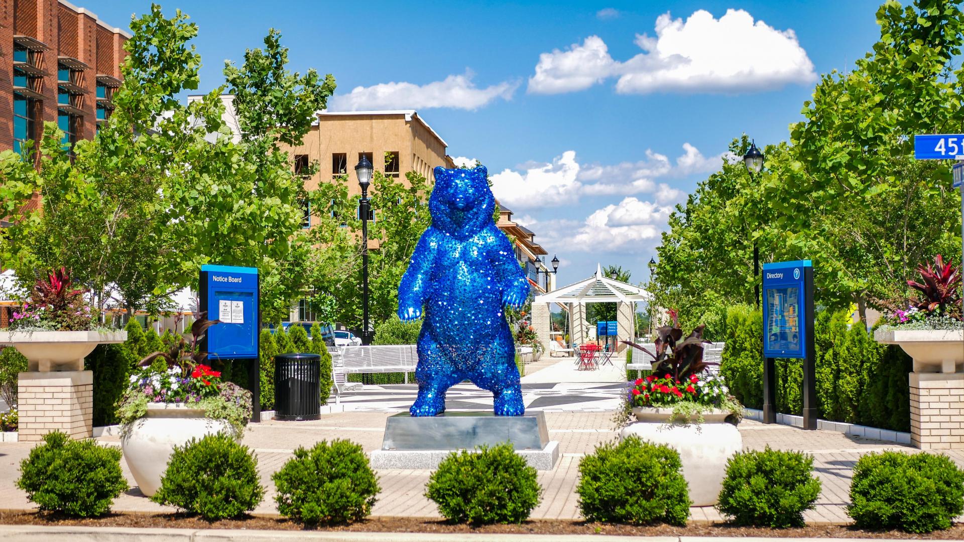 The Blue Bear at Riverdale Park Station