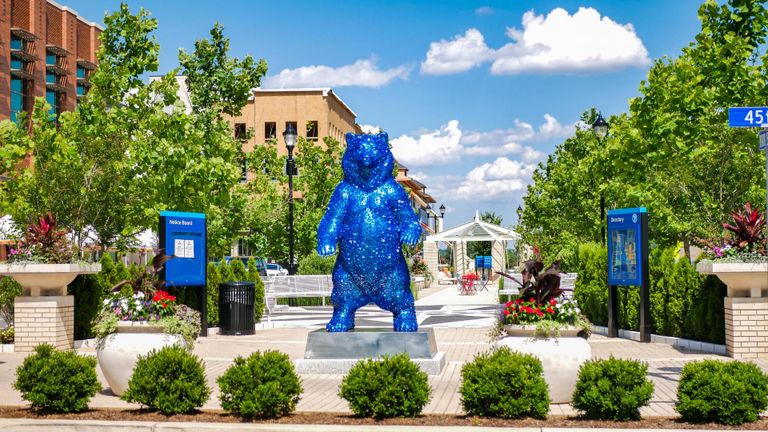 The Blue Bear at Riverdale Park Station