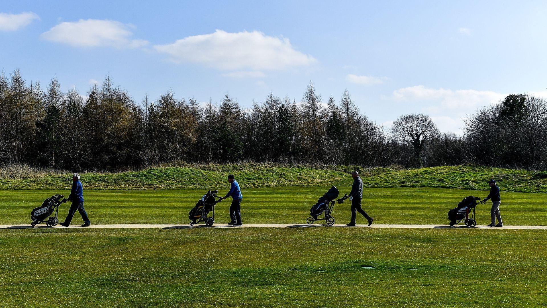 Social Distancing at Longbow Golf Course