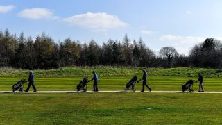 Social Distancing at Longbow Golf Course