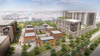 rendering of future development