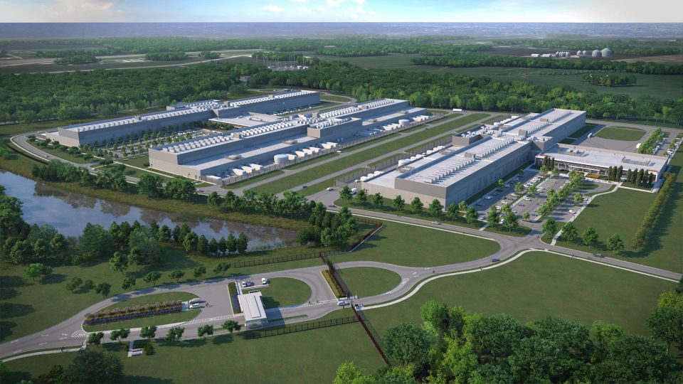 Facebook data center in New Albany, Ohio